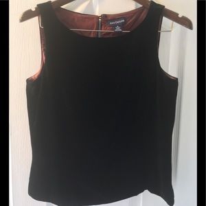 Ann Taylor sleeveless velvet top